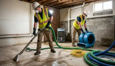 Emergency water removal service truck in Everett, WA for 24/7 water damage cleanup