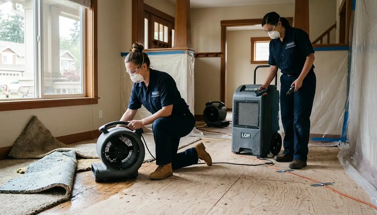Water damage restoration service in Everett, WA for homes and businesses