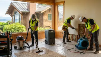 Water damage restoration team serving Everett, WA for emergency water cleanup and repairs