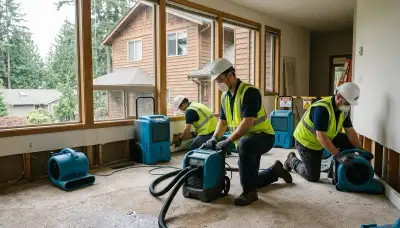 Water damage restoration team in Everett, WA serving homes and businesses