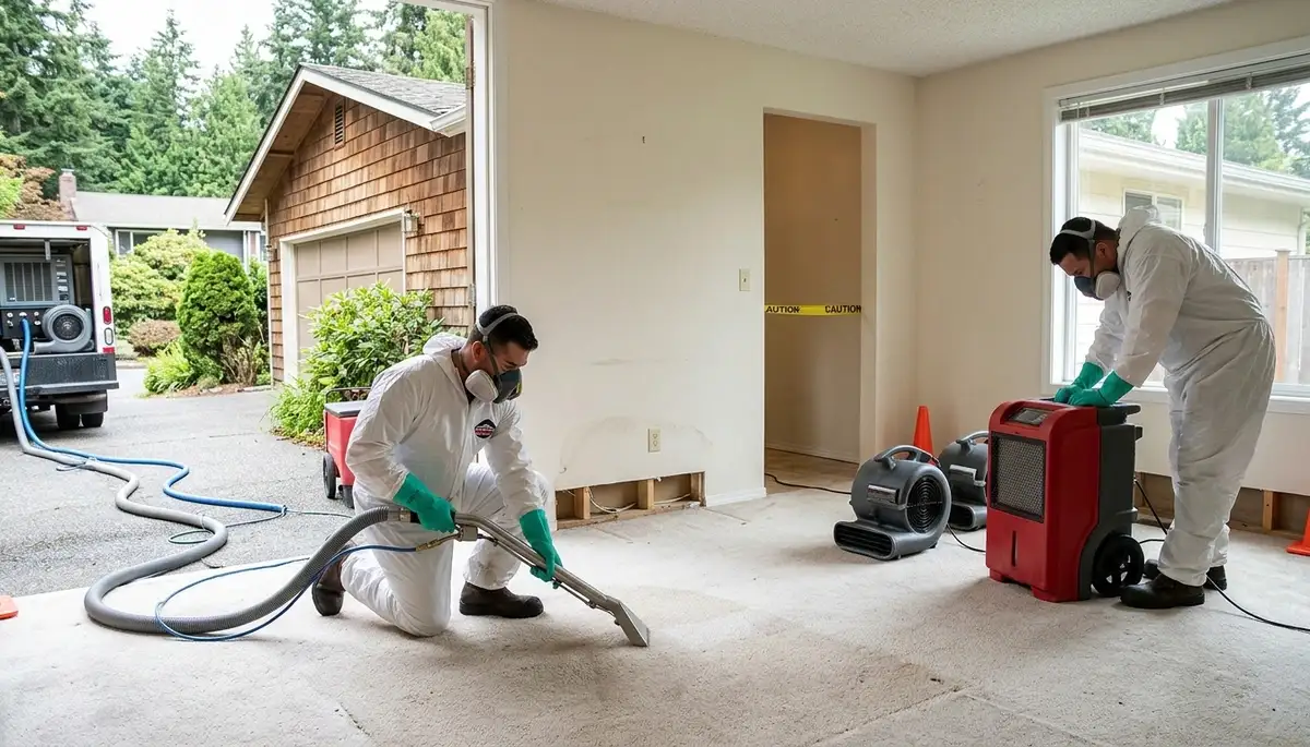 Water damage restoration services in Everett, WA