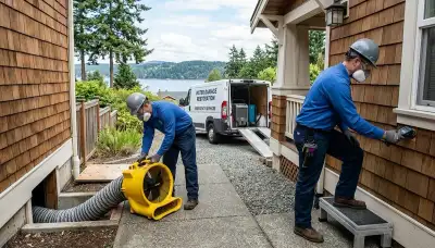 Water damage restoration team serving Everett, WA for fast cleanup and repair