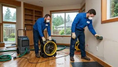 Water damage restoration team serving Everett, WA for fast cleanup and repair