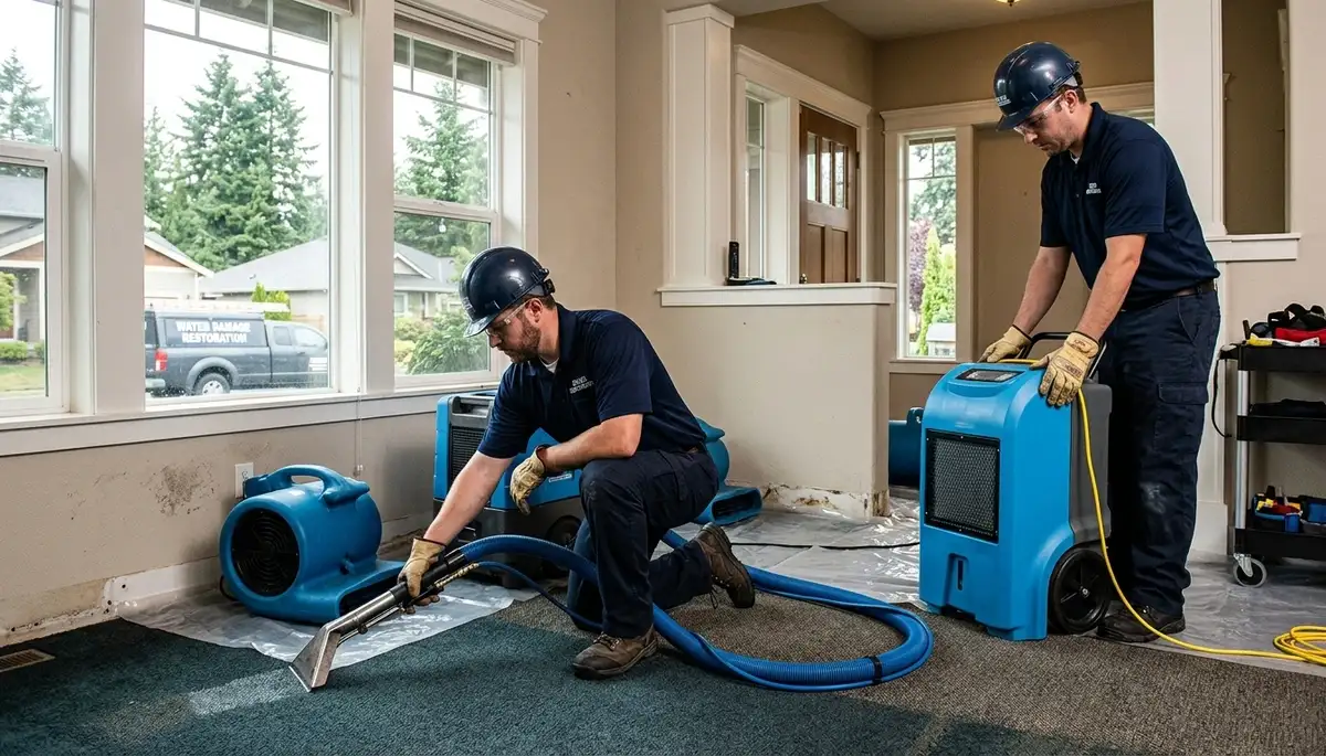 Water damage restoration team in Everett, WA serving local homes and businesses