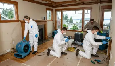 Everett, WA water damage restoration professionals providing emergency property cleanup services