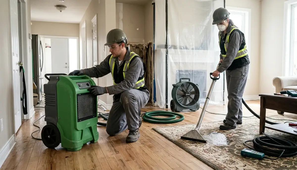 Water damage restoration team serving Everett, WA homes with fast 24/7 emergency response