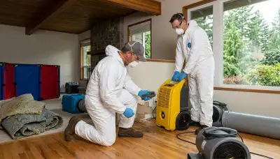 Water damage restoration team serving Everett, WA, for emergency cleanup and repair